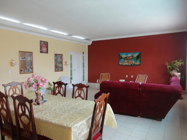 'Living room' Casas particulares are an alternative to hotels in Cuba.